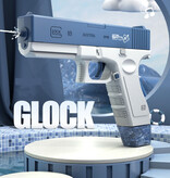 Water Battle Electric Water Gun - Glock Model Water Toy Pistol Gun Blue
