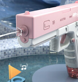 Water Battle Pistolet à eau électrique - Pistolet à eau modèle Glock rose