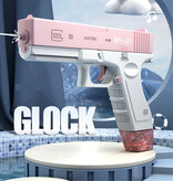 Water Battle Electric Water Gun - Glock Model Water Toy Pistol Gun Pink