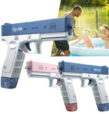 Water Battle Electric Water Gun with Reservoir - Glock Model Water Toy Pistol Gun Pink