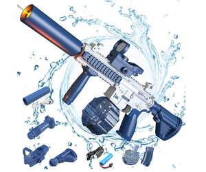 LWMTT Elektrisch waterpistool, voor volwassenen en kinderen, 9 m maximaal bereik, waterpistool