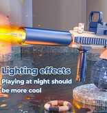 Water Battle Pistola de agua eléctrica con depósito - Pistola de juguete de agua modelo M4 Pistola azul