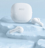 QCY Bezprzewodowe słuchawki douszne HT05 - Słuchawki douszne Bluetooth 5.2 - Bezprzewodowe słuchawki douszne Słuchawki douszne Słuchawki białe