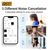 QCY HT05 Wireless Earbuds - Bluetooth 5.2 Earbuds - In Ear Wireless Buds Earphones Earbuds Earphones White