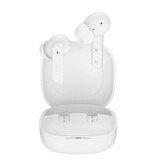 QCY Auriculares inalámbricos HT05 - Auriculares Bluetooth 5.2 - Auriculares inalámbricos en el oído Auriculares Auriculares Auriculares Blanco