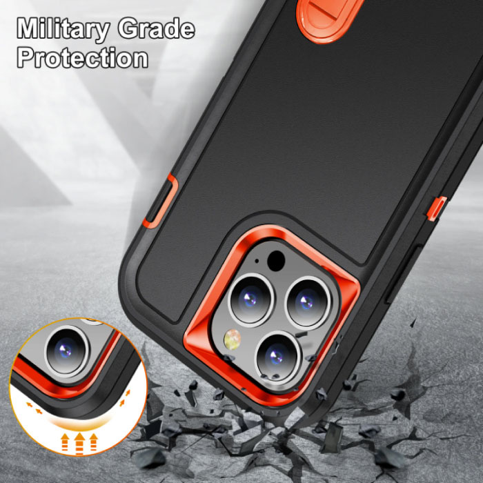 Stuff Certified® iPhone 7 Armor Case with Kickstand - Shockproof Cover Case Navy