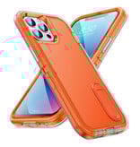 Stuff Certified® iPhone 11 Pro Max Armor Case mit Ständer – stoßfeste Schutzhülle Orange