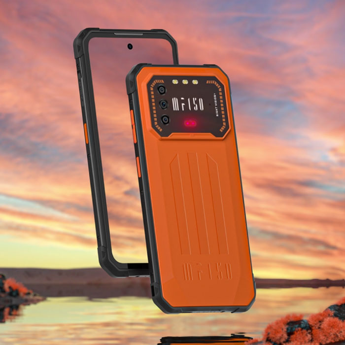 Smartphone Air 1 Pro Outdoor arancione - 6 GB RAM - 128 GB di spazio di archiviazione - Tripla fotocamera da 48 MP - Batteria da 5000 mAh