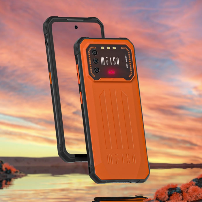 Smartphone Air 1 Pro Outdoor Naranja - 6 GB RAM - 128 GB Almacenamiento - Triple Cámara 48MP - Batería 5000mAh