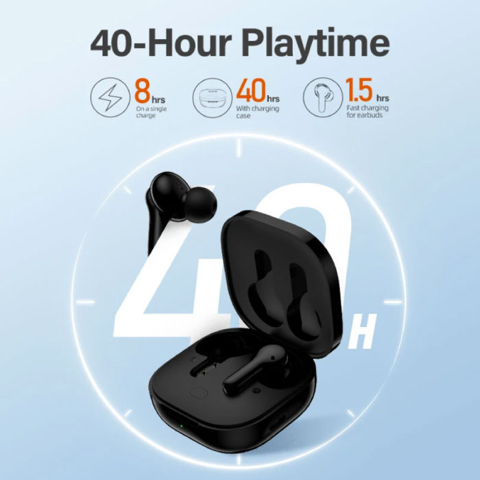 Auriculares Bluetooth, auriculares inalámbricos, llamadas nítidas con 4  micrófonos, auriculares Bluetooth 5.3 de sonido premium, tiempo de
