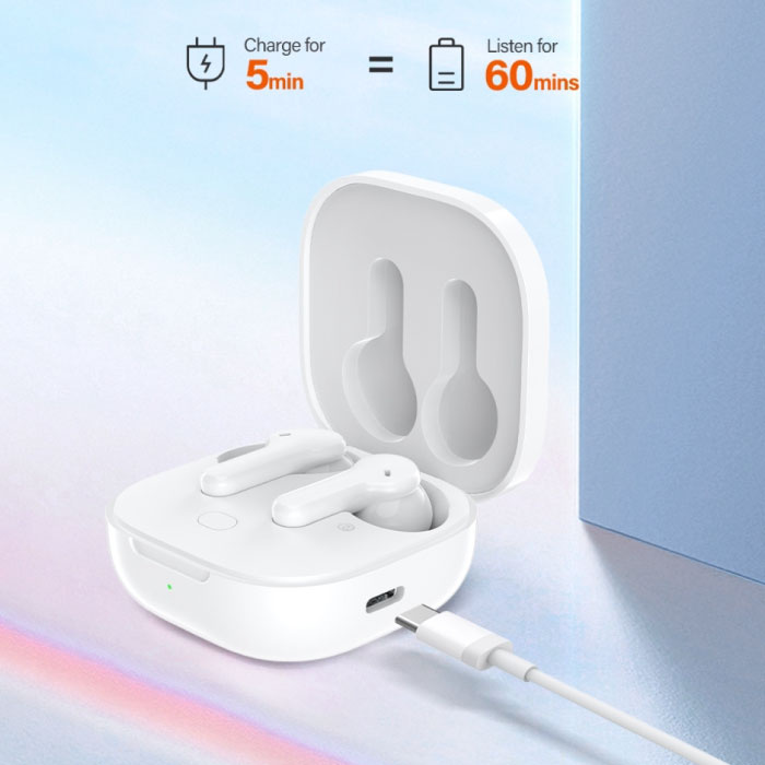 QCY T13 Draadloze Oortjes - Bluetooth 5.1 Oordopjes - Earphones Earbuds Buds Oortelefoon Roze