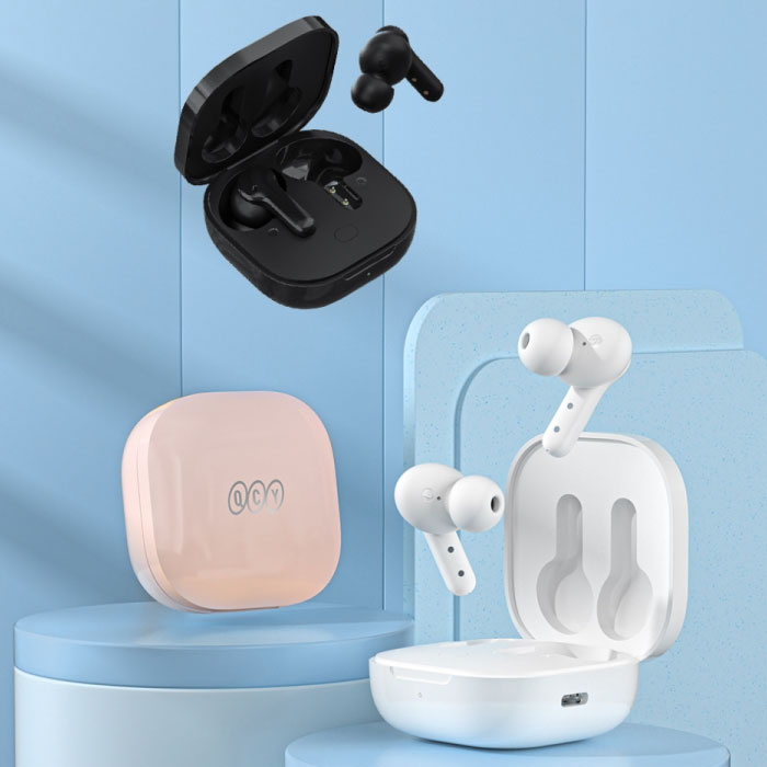 QCY T13 Draadloze Oortjes - Bluetooth 5.1 Oordopjes - Earphones Earbuds Buds Oortelefoon Roze