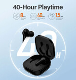 QCY Écouteurs sans fil T13 - Écouteurs Bluetooth 5.1 - Écouteurs Écouteurs Écouteurs Blanc