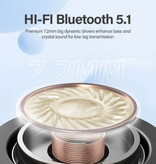 QCY Bezprzewodowe słuchawki douszne T13 - Słuchawki douszne Bluetooth 5.1 - Słuchawki Słuchawki douszne Słuchawki białe