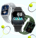 COLMI M41 Smartwatch Bracelet en Silicone Fitness Sport Activité Tracker Montre Android iOS Noir