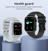 COLMI M41 Smartwatch Siliconen Bandje Fitness Sport Activity Tracker Horloge Android iOS Zwart