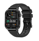 COLMI M41 Smartwatch Silicone Strap Fitness Sport Activity Tracker Watch Android iOS Black