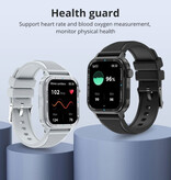 COLMI M41 Smartwatch Pasek silikonowy Fitness Sport Monitor aktywności Zegarek Android iOS Zielony