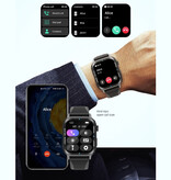COLMI M41 Smartwatch Pasek silikonowy Fitness Sport Monitor aktywności Zegarek Android iOS Zielony