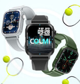 COLMI M41 Smartwatch Silikonowy pasek Fitness Sport Activity Tracker Zegarek Android iOS Szary