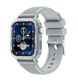 COLMI M41 Smartwatch Silikonarmband Fitness Sport Aktivitätstracker Uhr Android iOS Grau