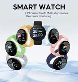 YP B41 Smartwatch Silicone Strap Health Monitor / Activity Tracker Watch Android iOS White