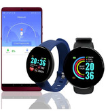 YP B41 Smartwatch Bracelet en Silicone Moniteur de Santé / Tracker d'Activité Montre Android iOS Blanc