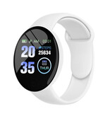 YP B41 Smartwatch Bracelet en Silicone Moniteur de Santé / Tracker d'Activité Montre Android iOS Blanc