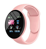 YP B41 Smartwatch Bracelet en silicone Moniteur de santé / Montre de suivi d'activité Android iOS Rose