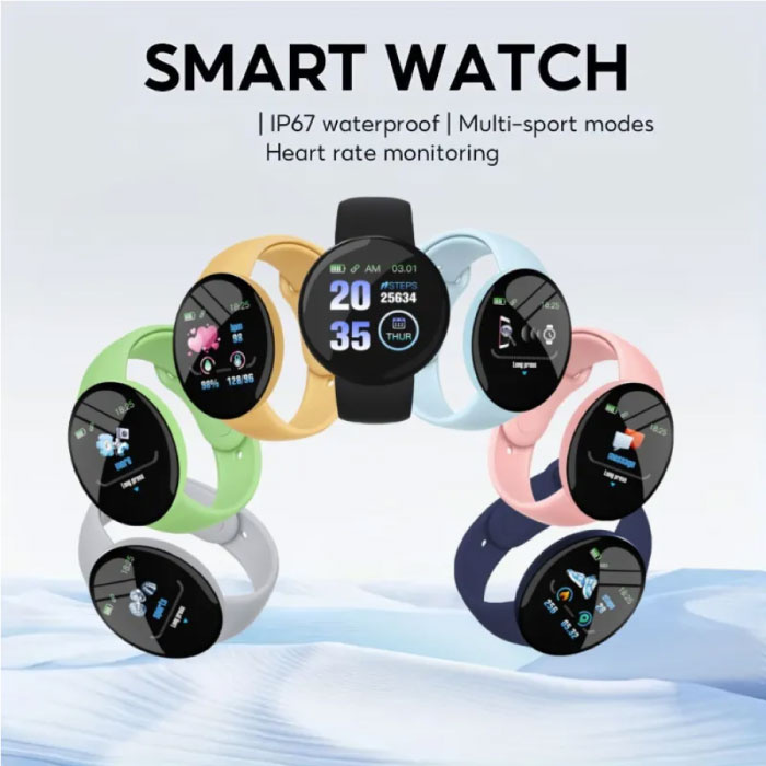 YP B41 Smartwatch Silikonarmband Gesundheitsmonitor / Aktivitätstracker Uhr Android iOS Grau