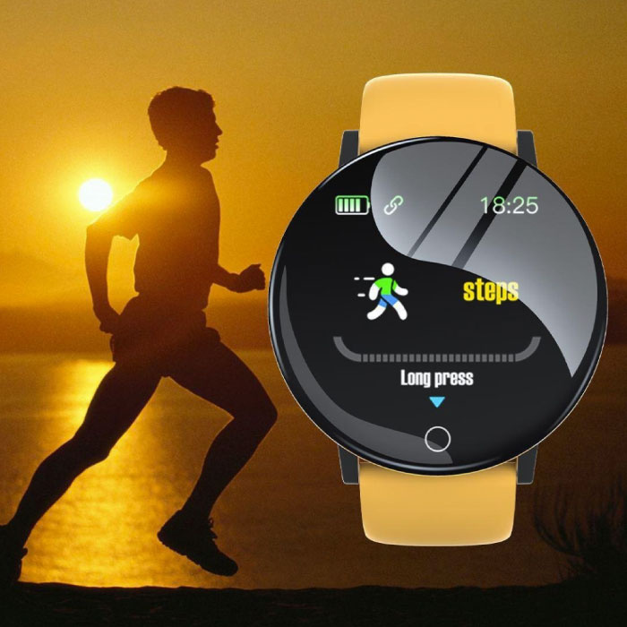 YP B41 Smartwatch Silikonarmband Gesundheitsmonitor / Aktivitätstracker Uhr Android iOS Grau