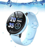 YP B41 Smartwatch correa de silicona monitor de salud / rastreador de actividad reloj Android iOS azul