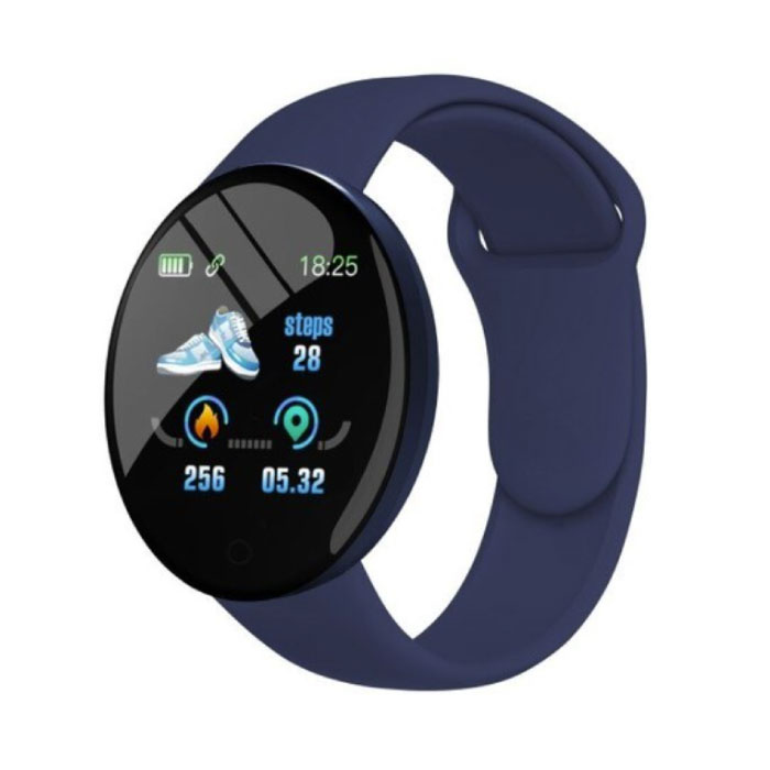 B41 Smartwatch Silicone Strap Health Monitor / Activity Tracker Watch Android iOS Blue