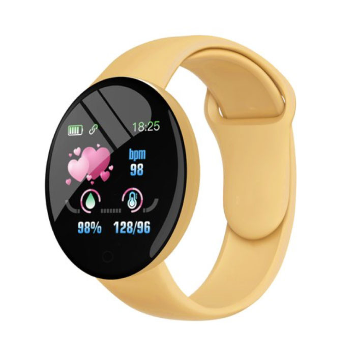 B41 Smartwatch Correa de silicona Monitor de salud / Rastreador de actividad Reloj Android iOS Amarillo