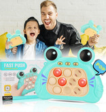 Keyvovo Gra Pop It - Fidget Toy Controller - Quick Push Anti Stress Motor Skills Toy Brown