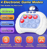 Keyvovo Pop It Game - Fidget Toy Controller - Quick Push Anti Stress Motor Skills Toy Astronaut