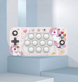 Keyvovo Pop It Game - Fidget Toy Controller - Quick Push Anti Stress Motricité Jouet Licorne