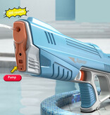 Superior Electric Water Gun - Automatically Fill - 500 ml - Water Toy Pistol Gun Blue