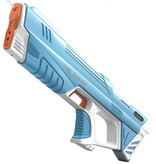 Superior Pistola ad acqua elettrica - Riempimento automatico - 500 ml - Pistola giocattolo ad acqua blu