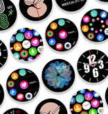 Lige Smartwatch mit Herzmonitor und Sauerstoffmessgerät – Fitness-Sport-Aktivitäts-Tracker-Uhr – Mesh-Armband Schwarz