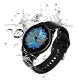 Lige Smartwatch con cardiofrequenzimetro e misuratore di ossigeno - Fitness Sport Activity Tracker Watch - Cinturino in rete nero