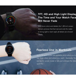 Haylou Smartwatch Solar LS05 - Monitor del cuore e del sonno - Orologio tracker di attività sportiva - Cinturino in silicone nero