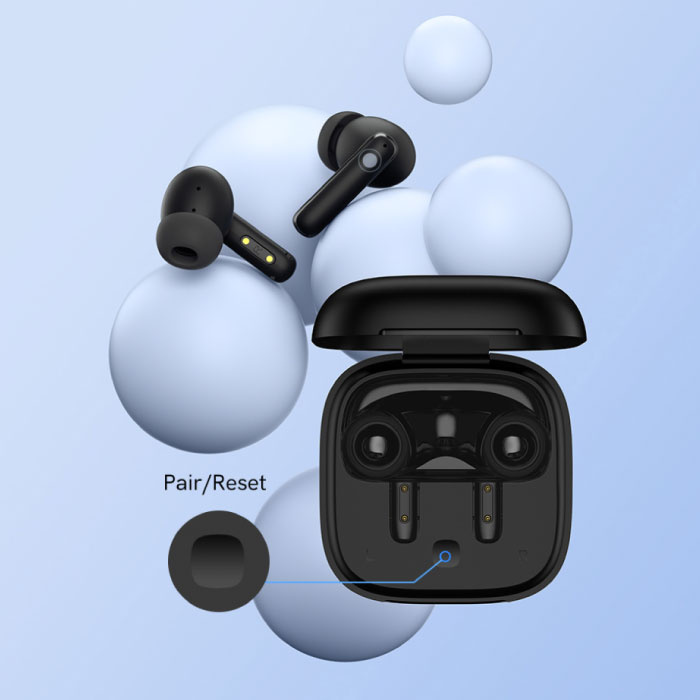 QCY T13 ANC 2 Truly Wireless ANC Earbuds With Noice Cancellation, 30 Hours  Long Battery Life, 5.3 Bluetooth Multipoint and Stable Connections - White