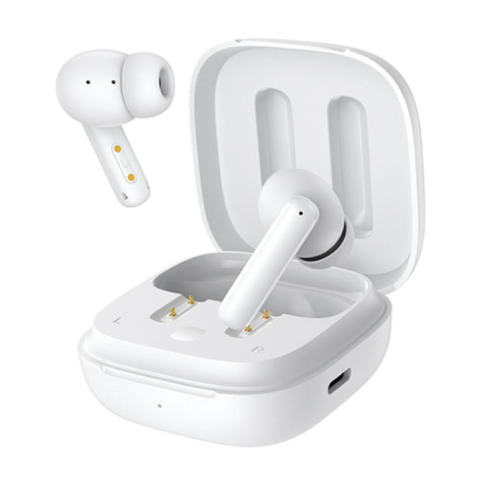 QCY T13 ANC Active Noise Cancelling Wireless Earbuds, Bluetooth 5.3  Headphones with 30H Playtime Charging Case, IPX5 Waterproof Ear Buds for  iPhone