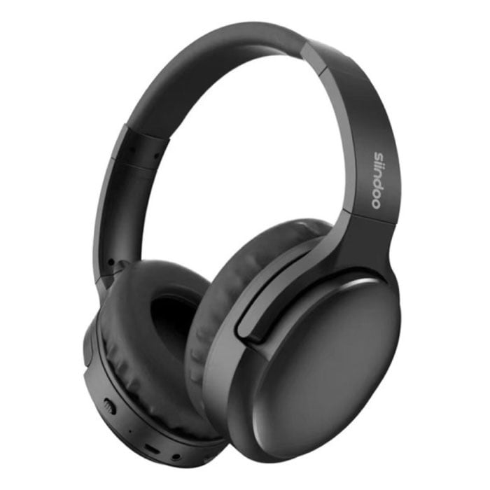 ANC918B Kabellose Kopfhörer mit Mikrofon – HiFi-Stereo-Bluetooth 5.1-Headset, Schwarz