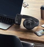Siindoo JH919 Draadloze Koptelefoon met Microfoon - HiFi Stereo Bluetooth 5.1 Headset Zwart