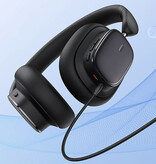 Baseus Casque sans fil hybride H1 avec microphone - Casque sans fil Bluetooth 5.2 Blanc - Copy
