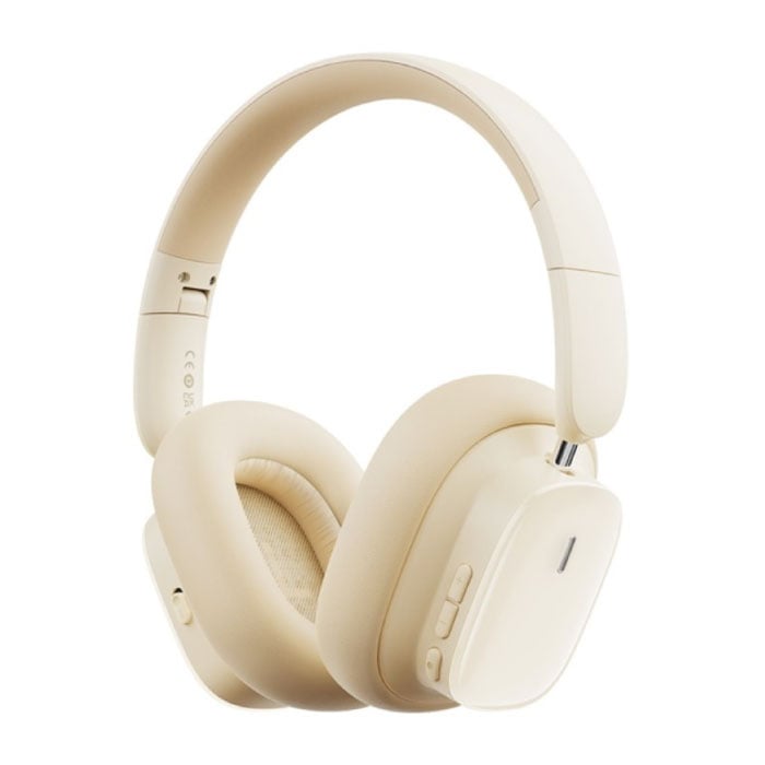 H1 Hybrid Wireless Headphones with Microphone - Bluetooth 5.2 Wireless Headset White - Copy