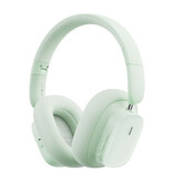 Baseus Słuchawki bezprzewodowe H1i – redukcja szumów ANC – bezprzewodowy zestaw słuchawkowy Bluetooth 5.3, zielony