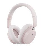 Baseus Słuchawki bezprzewodowe Bowie D05 - zestaw słuchawkowy HiFi Bluetooth 5.3 nauszny, różowy